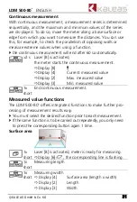 Preview for 31 page of KALEAS LDM 500-80+ Operating	 Instruction