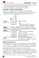 Preview for 34 page of KALEAS LDM 500-80+ Operating	 Instruction