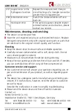 Preview for 39 page of KALEAS LDM 500-80+ Operating	 Instruction