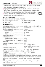 Preview for 43 page of KALEAS LDM 500-80+ Operating	 Instruction