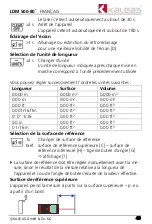 Preview for 49 page of KALEAS LDM 500-80+ Operating	 Instruction