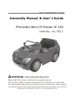 Kalee KL-7012 Assembly Manual & User Manual preview