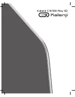 Kalenji CW 500 Play SD Starter Manual preview