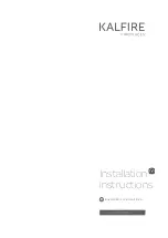 Preview for 1 page of Kalfire G Series Installation Instructions Manual