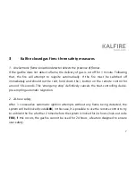 Предварительный просмотр 7 страницы Kalfire GP105/59F User Manual