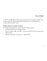 Предварительный просмотр 23 страницы Kalfire GP105/59F User Manual