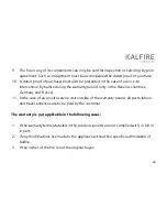 Предварительный просмотр 42 страницы Kalfire GP105/59F User Manual