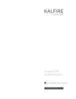 Предварительный просмотр 1 страницы Kalfire W100/61F Installation And Instructions Manual