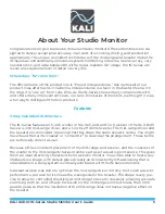 Предварительный просмотр 5 страницы KALI AUDIO Project Independence IN Series User Manual