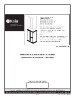 Kalia AKCESS DR1294 Series Installation Instructions / Warranty preview