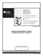 Kalia AKCESS DR1295 Series Installation Instructions / Warranty preview