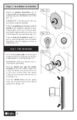 Предварительный просмотр 8 страницы Kalia BELLINO 101464 Installation Instructions / Warranty