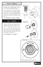 Предварительный просмотр 9 страницы Kalia BELLINO 101464 Installation Instructions / Warranty