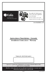 Kalia BELLINO 101536 Installation Instructions Manual preview