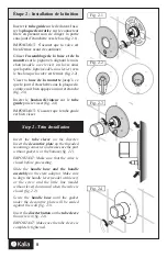 Предварительный просмотр 8 страницы Kalia BELLINO 101536 Installation Instructions Manual