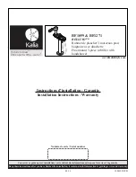 Kalia BELLINO BF1059 Installation Instructions / Warranty preview