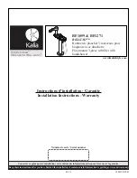 Preview for 1 page of Kalia BELLINO BF1059 Installation Instructions / Warranty