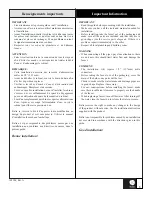 Preview for 3 page of Kalia BF1219 CITE Installation Instructions / Warranty