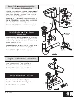 Предварительный просмотр 9 страницы Kalia CITE BF1161 Installation Instructions / Warranty