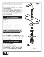 Предварительный просмотр 6 страницы Kalia GRAFIK BF1454 Installation Instructions / Warranty