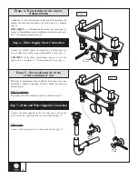 Предварительный просмотр 8 страницы Kalia GRAFIK BF1454 Installation Instructions / Warranty