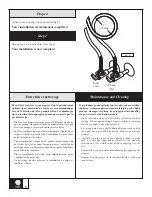 Preview for 8 page of Kalia KACHET KF1425 Installation Instructions / Warranty