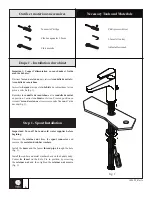 Предварительный просмотр 6 страницы Kalia KONTOUR BF1287 Installation Instructions / Warranty