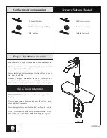 Preview for 6 page of Kalia RUSTIK BF1480 Installation Instructions / Warranty