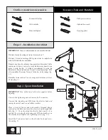 Предварительный просмотр 6 страницы Kalia RUSTIK BF1486 Installation Instructions / Warranty