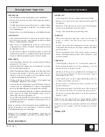 Preview for 3 page of Kalia SKYRIDGE KF1712 Installation Instructions / Warranty