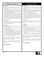 Preview for 3 page of Kalia UMANI BF1064 Installation Instructions / Warranty