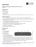 Preview for 1 page of Kaliber Gaming KeyMander 2 GE1337P2 User Manual