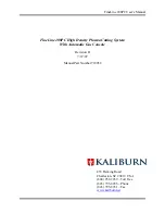 Kaliburn FineLine 200PC User Manual preview
