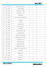 Preview for 96 page of Kaliming Nex Bill KL-2000 seies Manual