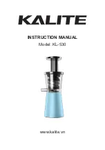 Preview for 1 page of KALITE KL-530 Instruction Manual