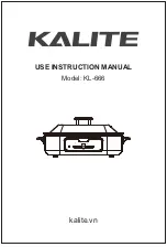 Предварительный просмотр 1 страницы KALITE KL-666 Instruction Manual