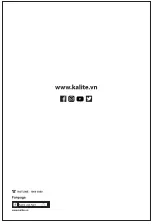 Preview for 18 page of KALITE KL-666 Instruction Manual