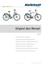 Preview for 1 page of Kalkhoff Bosch Active Line Original User Manual