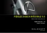 Kalkhoff Pedelec Bosch Integrale 0.5 Supplementary Manual preview
