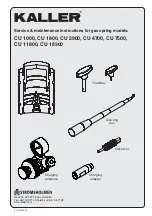 Preview for 1 page of Kaller CU 1800 Service Maintenance Manual