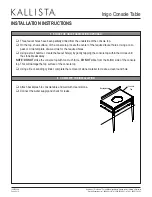 Preview for 5 page of Kallista Inigo P7430 Installation Instructions