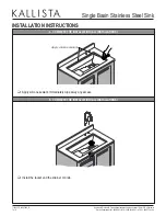 Preview for 7 page of Kallista L20306 Installation Instructions Manual