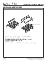 Preview for 4 page of Kallista L20311 Installation Instructions Manual