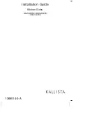 Preview for 1 page of Kallista L20513-00-PDS Installation Manual