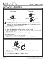 Preview for 4 page of Kallista ONE P24415-CR-CP Installation Instructions Manual