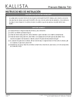 Preview for 11 page of Kallista ONE P24415-CR-CP Installation Instructions Manual