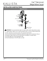 Предварительный просмотр 3 страницы Kallista One P25202-CR Installation Instructions