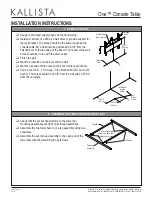 Preview for 3 page of Kallista One P74052 Installation Instructions Manual