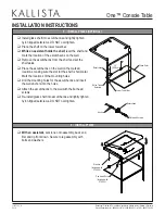 Предварительный просмотр 5 страницы Kallista One P74052 Installation Instructions Manual