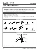 Preview for 2 page of Kallista P21441 Installation Instructions